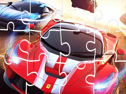 Racing Crash Jigsaw gameplay preview