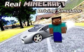 Real Minecraft Driving Simulator gameplay preview