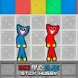 Red and Blue Stick Huggy