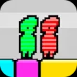 Red and Green Rainbow