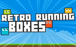 Retro Running Boxes gameplay preview