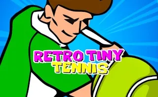Retro Tiny Tennis gameplay preview