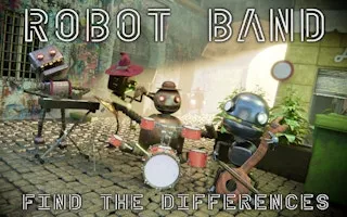 Robot Band - Find the differences gameplay preview