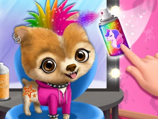 Rock Star Animal Hair Salon gameplay preview