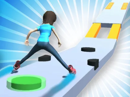 Roller Skating Run gameplay preview