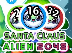 Santa Claus Alien 2048 gameplay preview