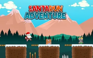 Santa Run Adventure gameplay preview