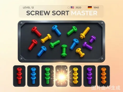 Screw Sort Master gameplay preview