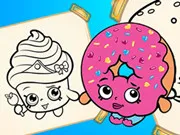 Shopkins Coloring Book gameplay preview