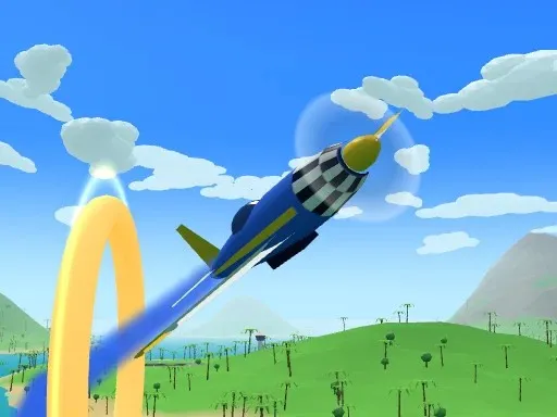 Sky Ace: Stunt Plane Islands gameplay preview