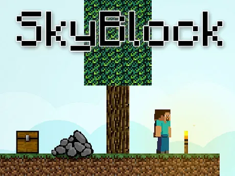Skyblock Minecraft gameplay preview