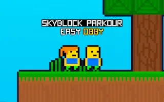 Skyblock Parkour Easy Obby gameplay preview