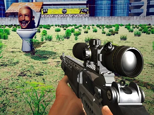Sniper Hunting Skibidi Toilet gameplay preview