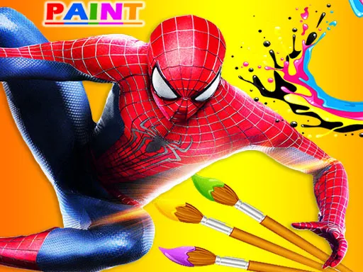 Spiderman Coloring gameplay preview