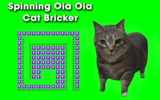 Spinning Oia Oia Cat Bricker gameplay preview