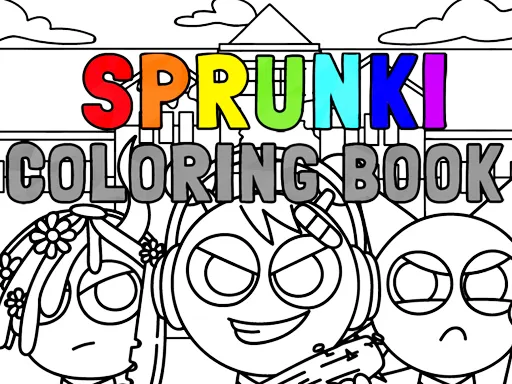 Sprunki Coloring Book game gameplay preview