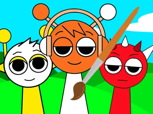Sprunki Coloring Book gameplay preview