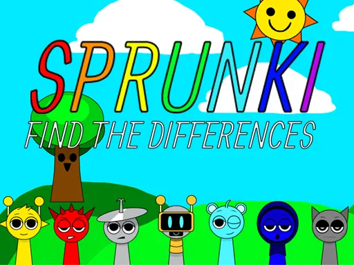 Sprunki Find The Differences gameplay preview