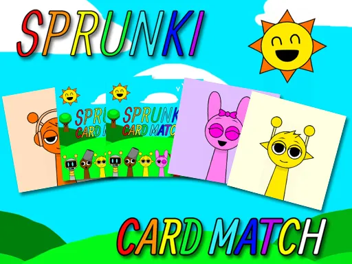 Sprunki Memory Card Match gameplay preview