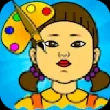 Squid Coloring Game