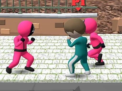 Squid Game Multiplayer Fighting gameplay preview