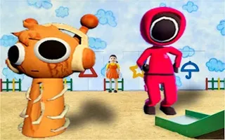 Squid Sprunki Game Red Light gameplay preview