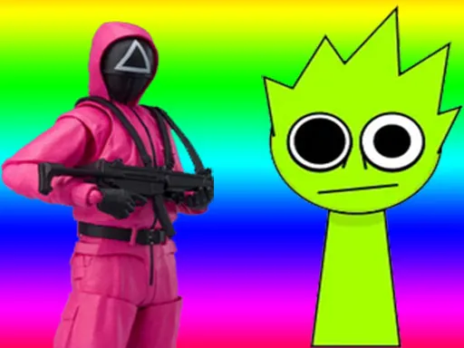 Squid Sprunki Shooter Game 2 gameplay preview