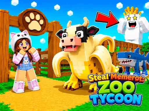 Steal Memerot: Zoo Tycoon gameplay preview