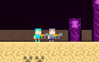 Steve and Alex TheEnd gameplay preview