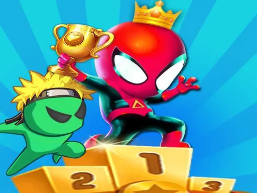 Stickman Fall Guys: Running Race gameplay preview