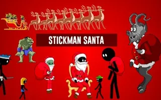 Stickman Santa gameplay preview