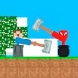 Stickman vs Noob Hammer