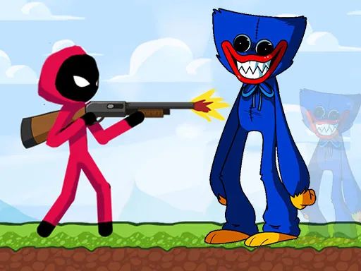 Stickman vs Poppy Army gameplay preview