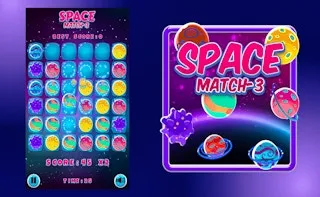 Super Space Match 3 gameplay preview