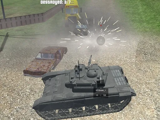 Tank Shooting Simulator gameplay preview
