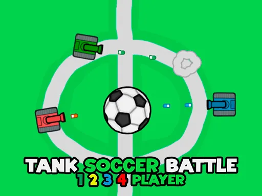 Tank Soccer Battle 1 2 3 4 Player gameplay preview