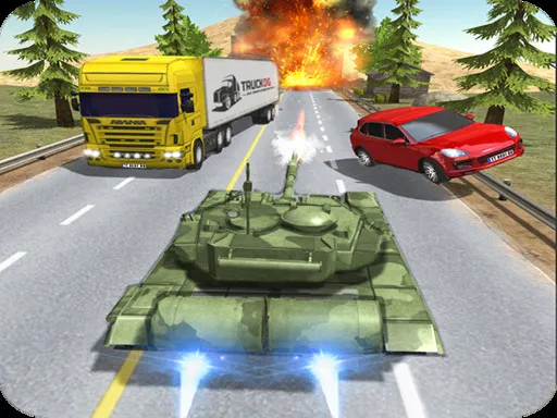 Tank Traffic Racer Game Tank Traffic Racer Game gameplay preview