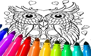 Tattoos Coloring Game gameplay preview