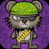 Teddy Bear Zombies Machine Gun