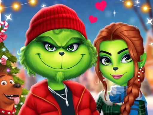 The Grench Couple Holiday Dress up gameplay preview