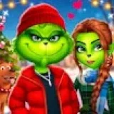 The Grinch Couple Holiday Dress Up