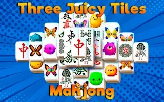 Three Juicy Tiles Mahjong gameplay preview