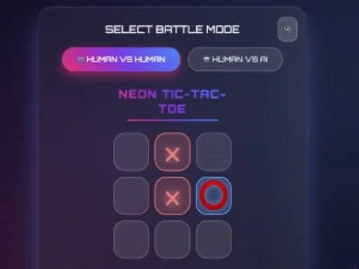 Tic tac toe   with AI and multiplayer gameplay preview