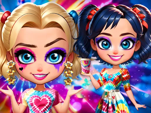 Tie Dye Explosion of Color gameplay preview