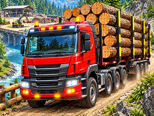 Timber Truck: City Cargo Driver gameplay preview
