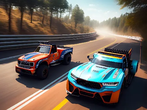 Top Down Truck Racing gameplay preview