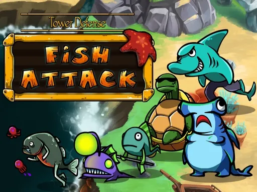 Tower Defense : Fish Attack gameplay preview