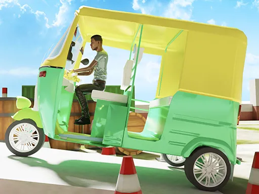 Tuk Tuk Rikshaw Parking gameplay preview
