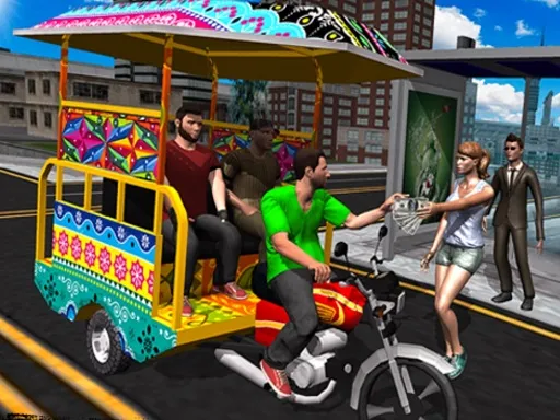 TukTuk Chingchi Rickshaw 3D gameplay preview