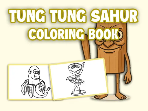 Tung Tung Sahur Coloring Book gameplay preview